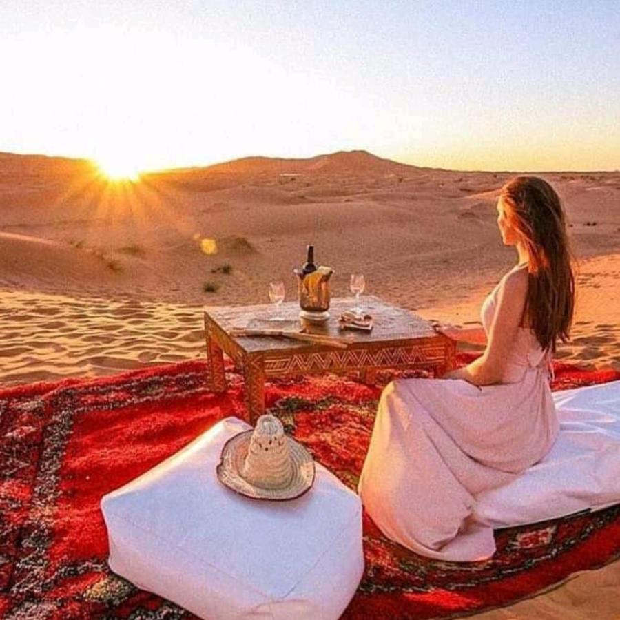 Erg Chebbi Camel Trek Camp Otel Merzouga Dış mekan fotoğraf