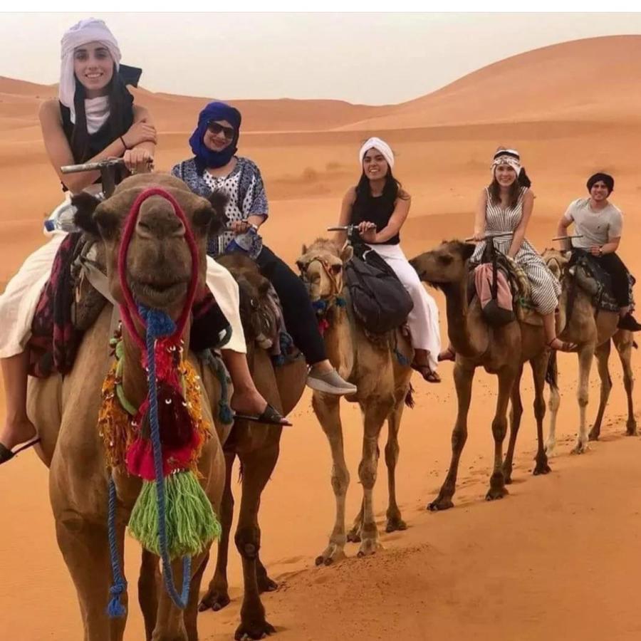 Erg Chebbi Camel Trek Camp Otel Merzouga Dış mekan fotoğraf