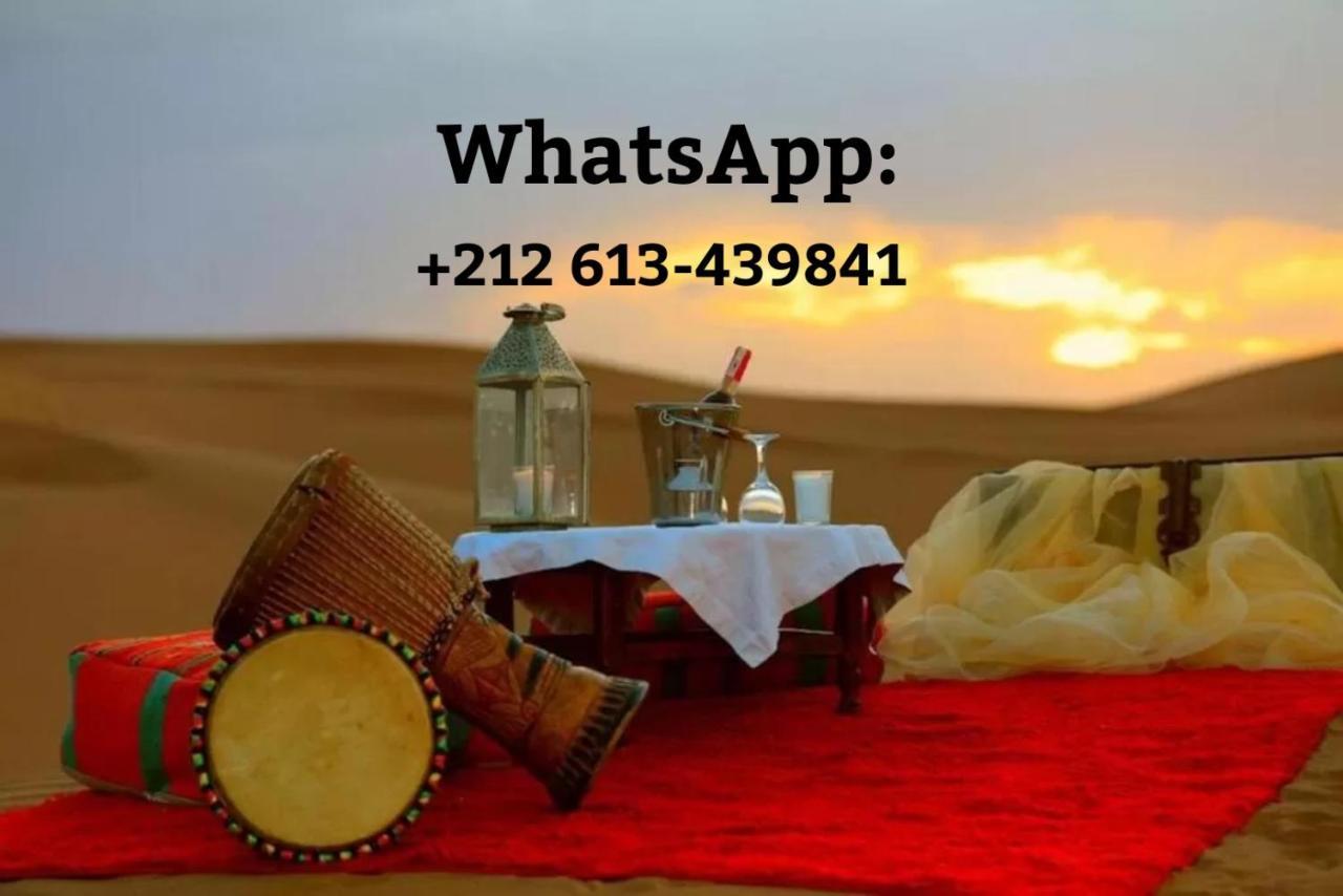 Erg Chebbi Camel Trek Camp Otel Merzouga Dış mekan fotoğraf
