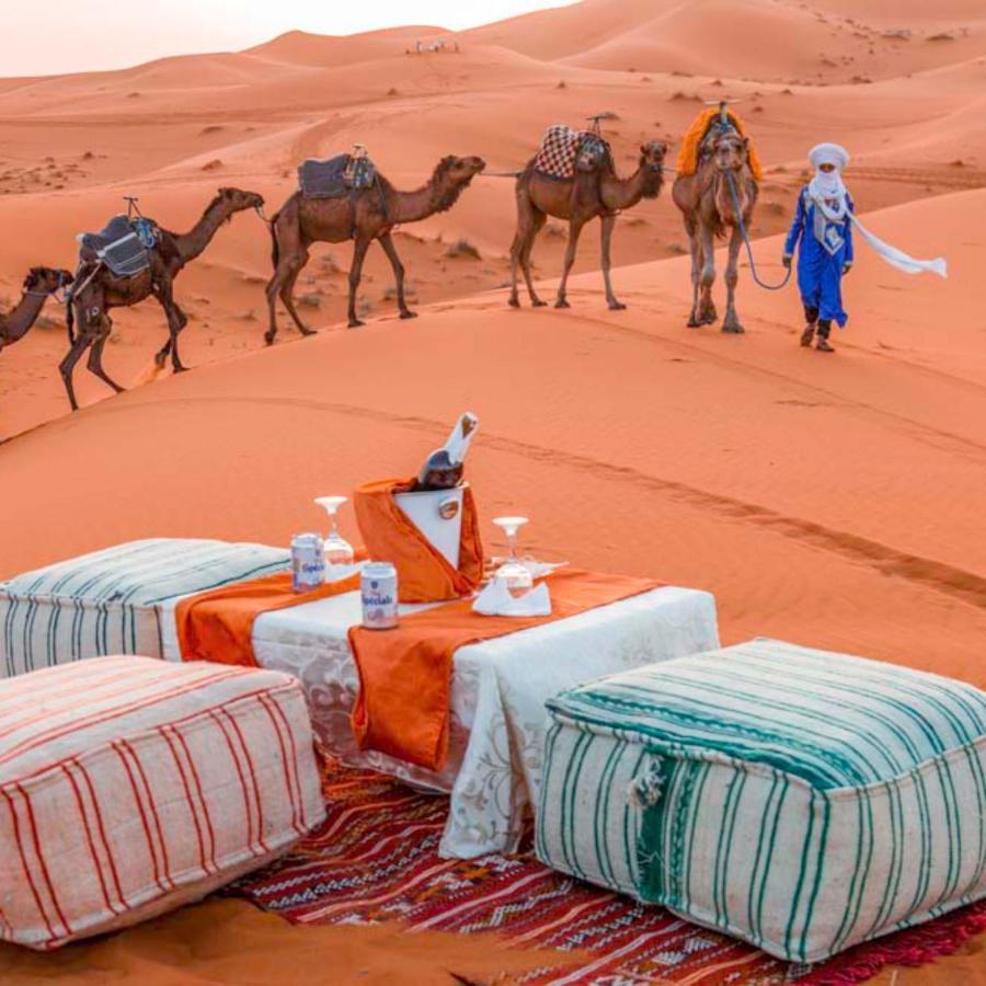 Erg Chebbi Camel Trek Camp Otel Merzouga Dış mekan fotoğraf